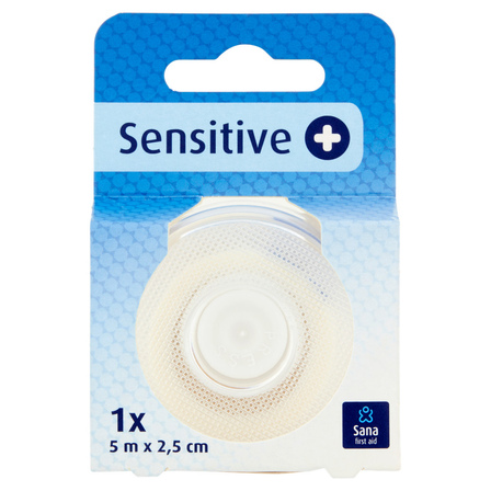 Sana First Aid Hechtpleister Sensitive 5 m x 2,5 cm