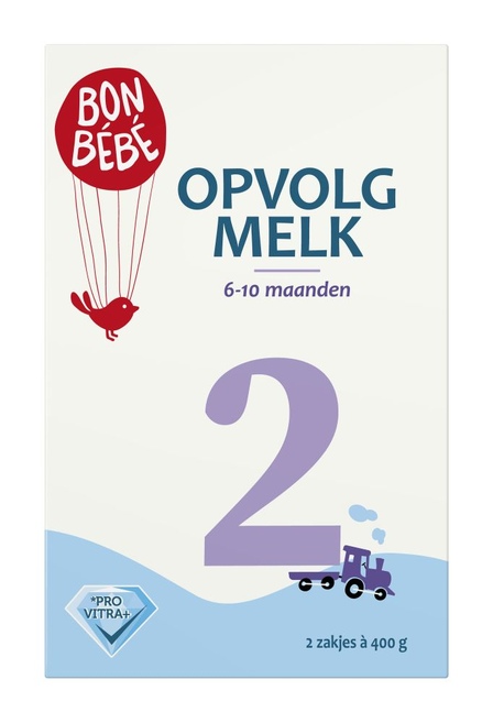 Bonbébé Standaard 2 Opvolgmelk 6-10 Maanden 2 x 400 g