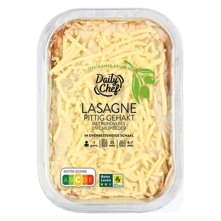 Daily Chef Lasagne Pittig Gehakt
