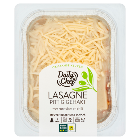 Daily Chef Lasagne Pittig Gehakt 400 g