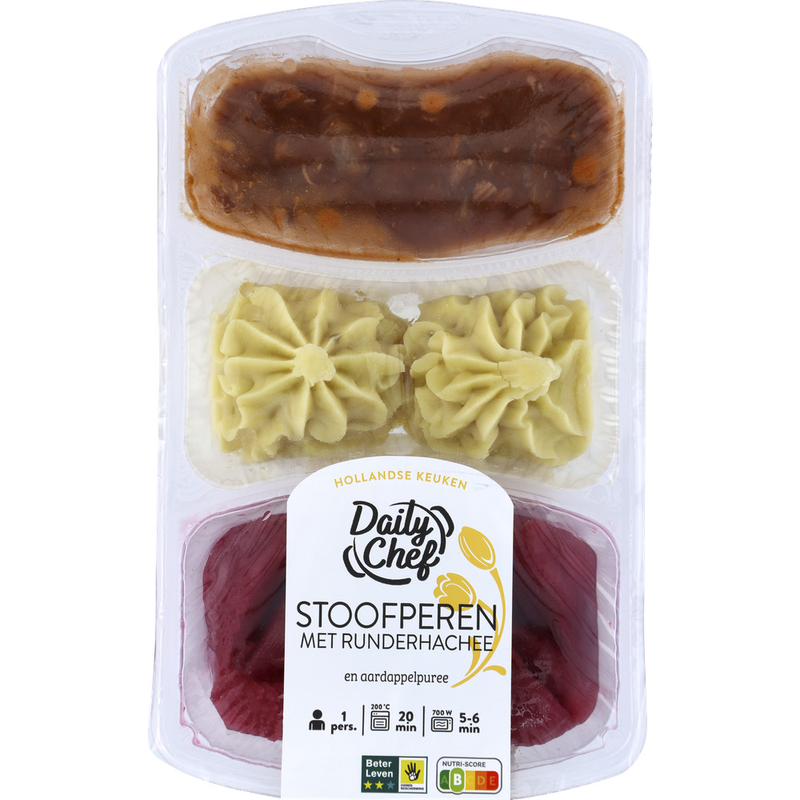 Daily Chef stoofpeer met hachee