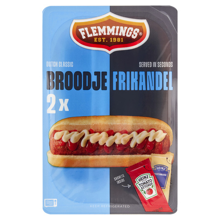 Flemmings Broodje Frikandel Dutch Classic