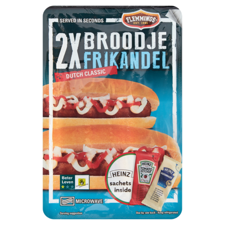 Flemmings Broodje Frikandel Dutch Classic