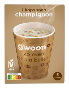 g'woon 1-Kops Soep Champignon