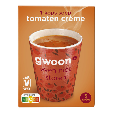 g'woon 1-Kops Soep Tomaat Creme