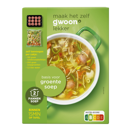 g'woon Basis voor Groentesoep