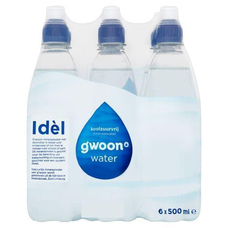 g'woon Mineraalwater Sportdop Koolzuurvrij