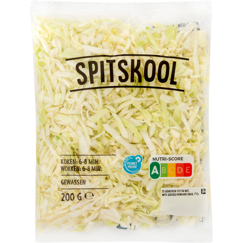 Prei fijn of spitskool zak à 200 gram, andijvie...1.101.40perZAK100