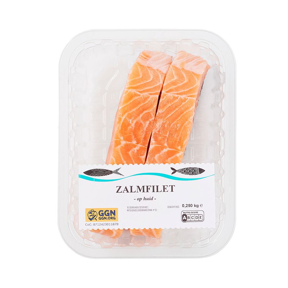 Zalmfilet met huid