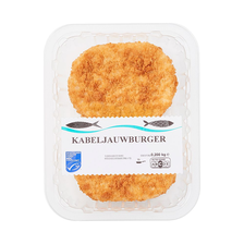 Kabeljauwburger 2 stuks