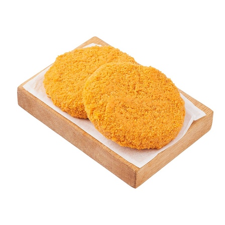 Verse zalmburger gepaneerd 2 x 100 gram