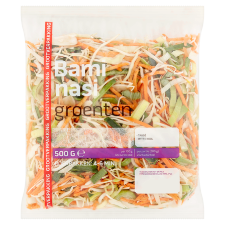 Bami Nasi Groenten Grootverpakking 500 g