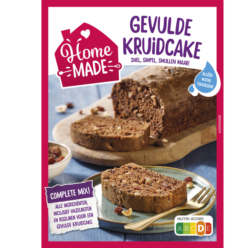 HomeMade Complete Mix voor Gevulde Kruidcake 480 g