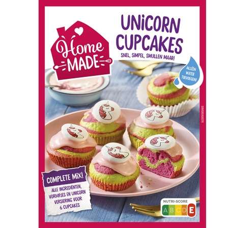 Home Made Mix voor Unicorn Cupcakes