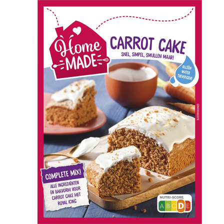 Homemade mix voor Carrot cake