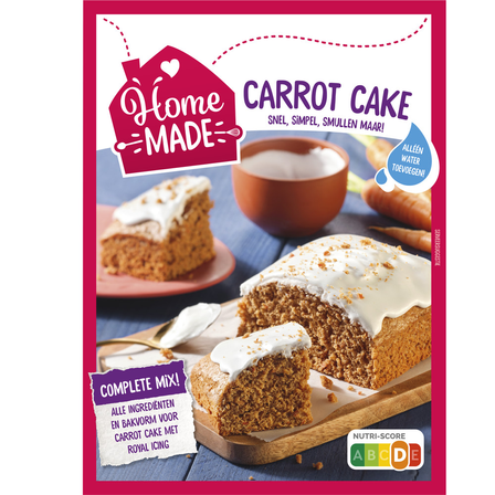 Homemade mix voor Carrot cake