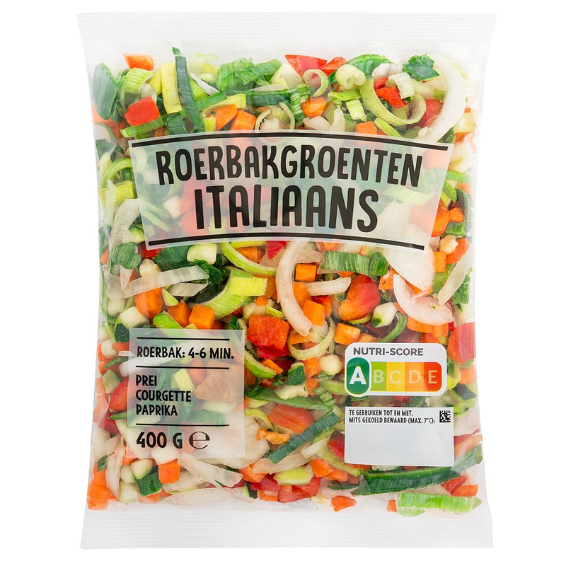 Italiaanse stijl roerbakgroente