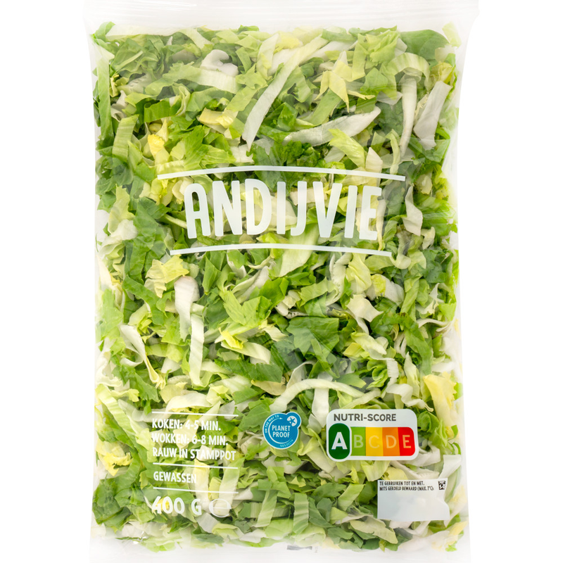 Grof gesneden andijvie