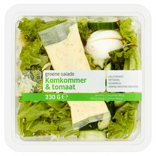 Groene Salade Komkommer & Tomaat 330 g