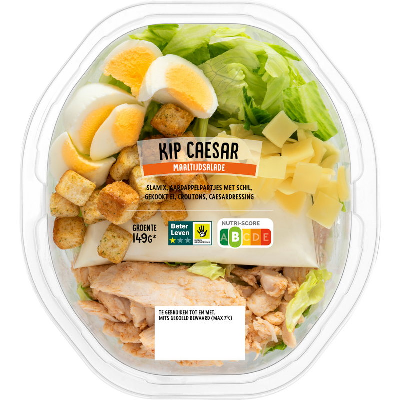 Maaltijdsalade Caesar Kip