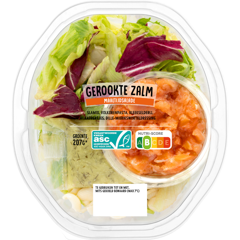 Maaltijdsalade Gerookte Zalm