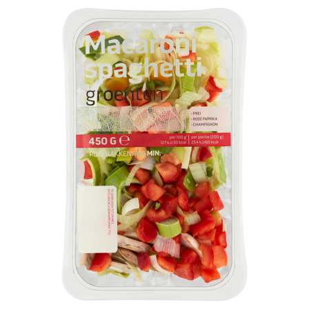 Macaroni Spaghetti Groenten 450 g