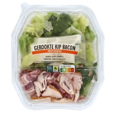 Maaltijdsalade Kip Bacon mosterd