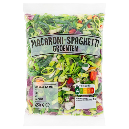 Macaroni-spaghettigroenten