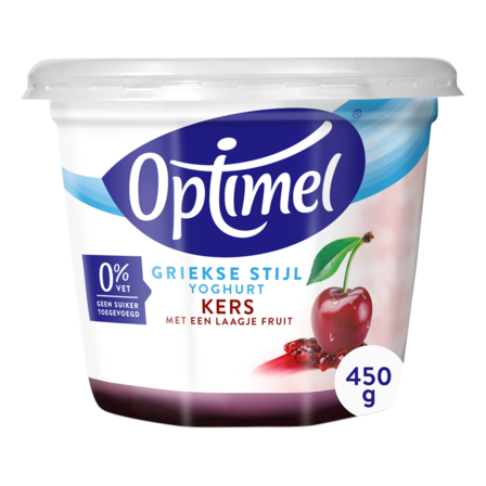 Optimel Yoghurt Griekse stijl kers