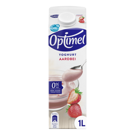 Optimel Yoghurt Aardbei 1000 ml