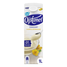 Optimel Magere yoghurt vanille 0% vet 1 x 1 L