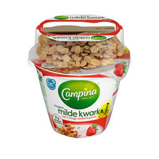 Campina Kwark to Go  Aardbeien