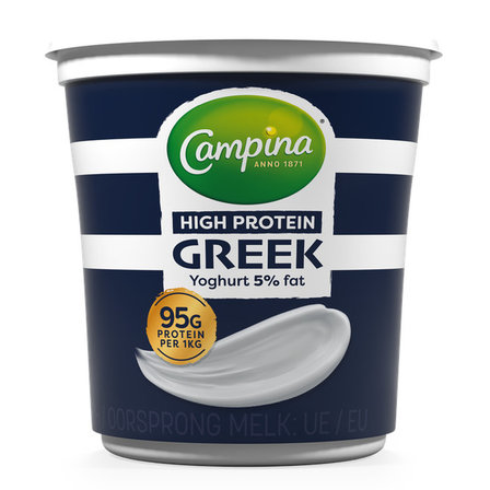 Campina Griekse stijl yoghurt Proteïne 5% vet