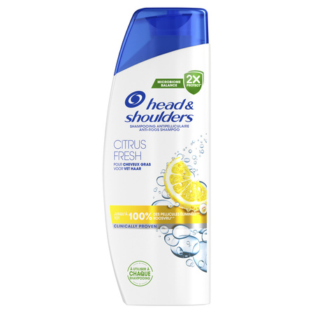 Head & Shoulders Citrus Fresh Anti-Roos Shampoo  Voor Vet Haar