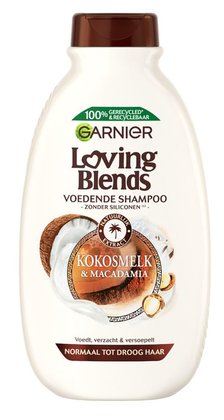 Garnier Loving Blends Shampoo  Kokosmelk & Macadamia