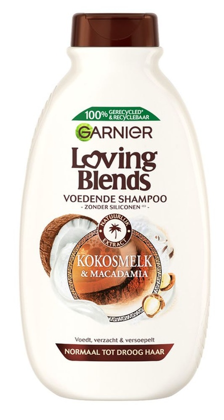 Garnier Loving Blends Shampoo Kokosmelk & Macadamia