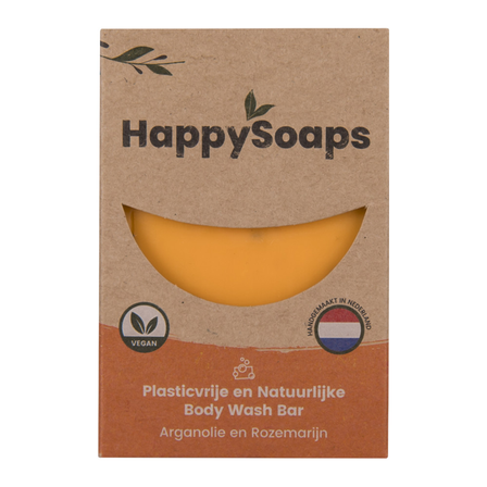 Happysoaps Bodywash Arganolie en Rozemarijn
