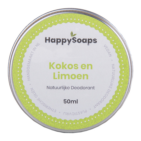 Happysoaps Deodorant Kokos en Limoen