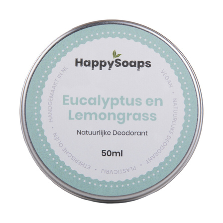 Happysoaps Deodorant Eucalyptus en Lemongrass