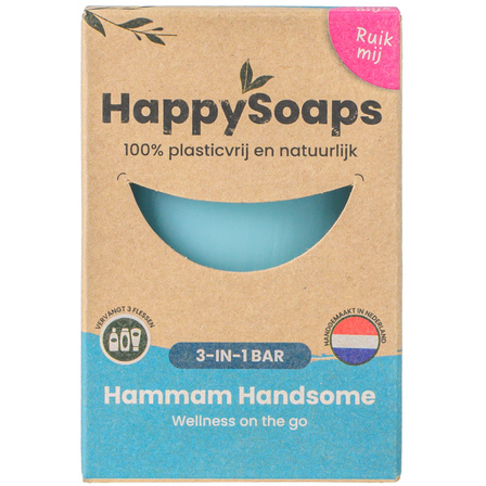 HappySoaps 3-in-1 Bar Hammam Handsome