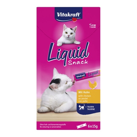Vitakraft Liquid snack kip & taurine