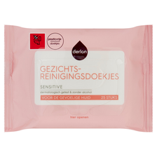 Derlon Gezicht Reiniging Doek Sensitive