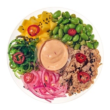 Healthy Hand Poke Bowl Spicy Tuna