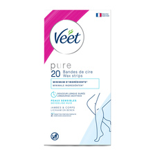 Veet Pure Wax Strips Gevoelige Huid