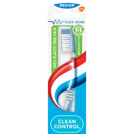 Aquafresh tandenborstel  clean control medium