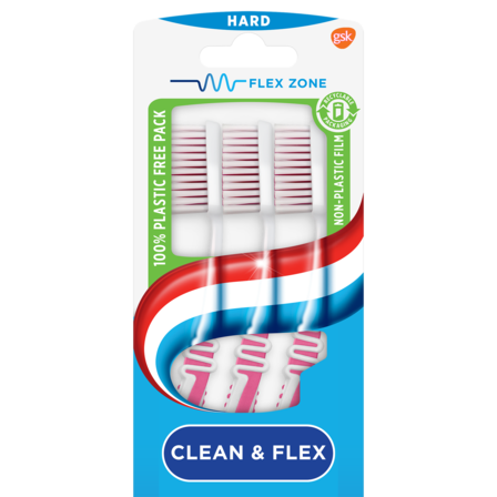 Aquafresh tandenborstel clean & flex hard