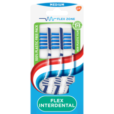 Aquafresh tandenborstel  flex interdental medium