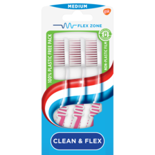 Aquafresh tandenborstel  clean & flex medium