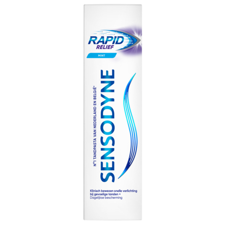 Sensodyne Rapid Relief tube .