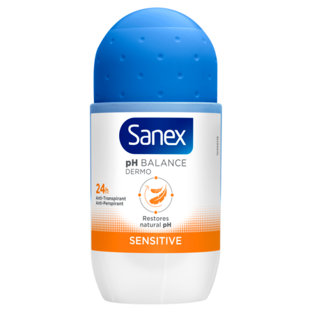 Sanex Dermo Sensitive Gevoelige Huid Deodorant Roller 50 ml